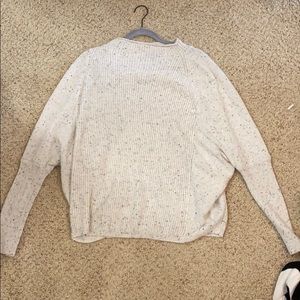 Ivory speckled sweater